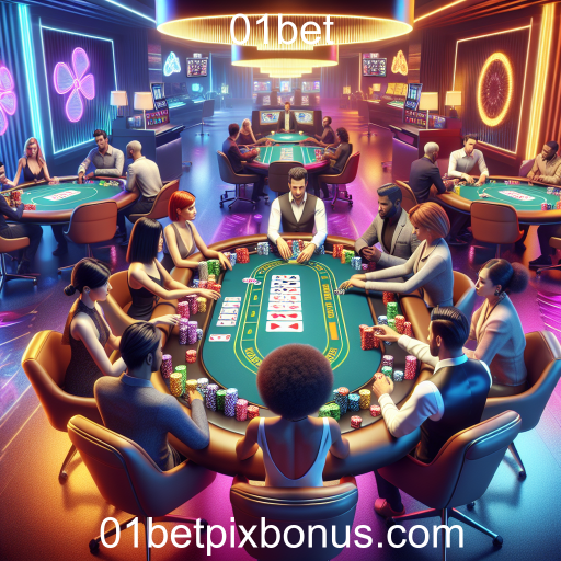 Experimente a Emoção do Poker Ao Vivo na 01bet